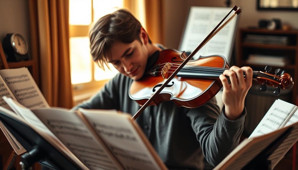 apprendre les gammes au violon