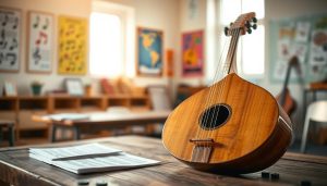 Luth à trois cordes : instruments simples et pédagogiques