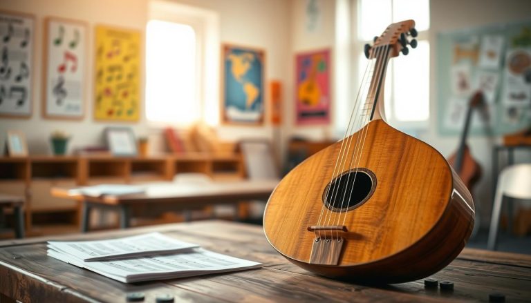 Luth à trois cordes : instruments simples et pédagogiques